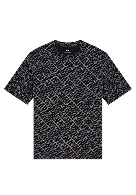 T-shirt regular fit logo allover ARMANI EXCHANGE | T-shirt | XM001897 AF10356FC196